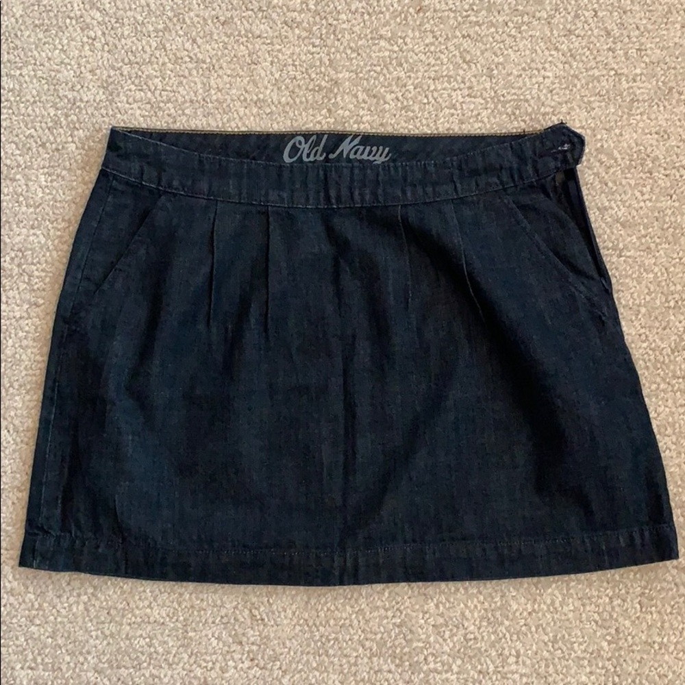 Dark Denim Skirt